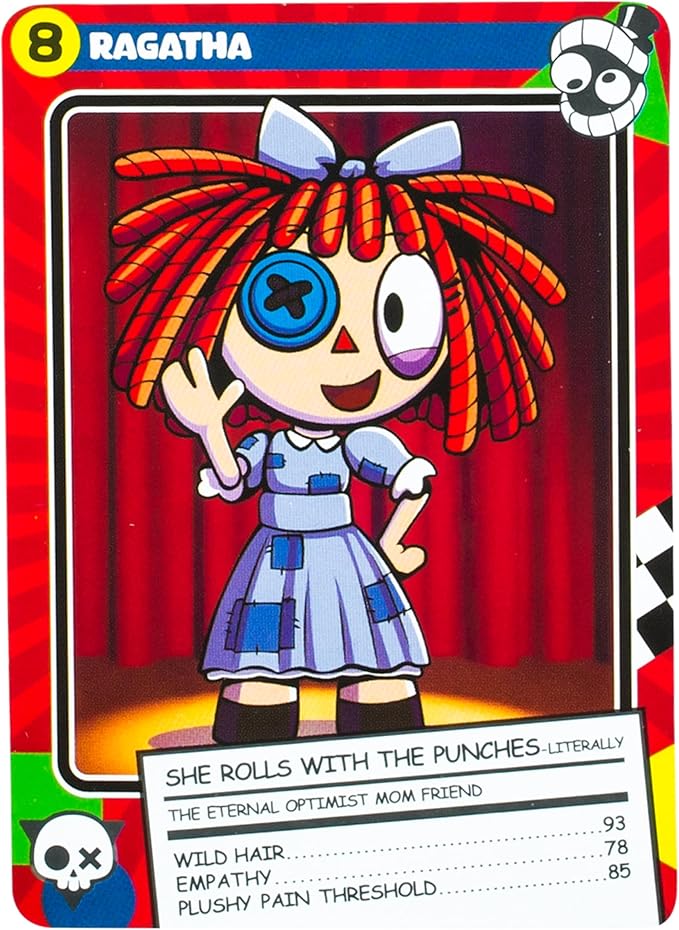 Officially Licensed Ragatha Vinyl Figure, Quality 4"/10.1 CM Boxed Collectible Figure with Bouncy Hair and Collector Card, 7 Vinyl Figures to Collect in Encore Collection