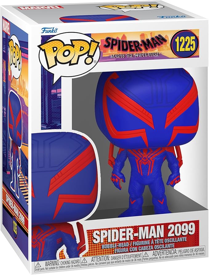 Funko POP! Vinyl: Spider-Man : Across The Spider-Verse - Miguel O’Hara - Spider-Man 2099 - Spider-Man - Collectable Vinyl Figure - Gift Idea - Official Merchandise - for Kids & Adults - Movies Fans