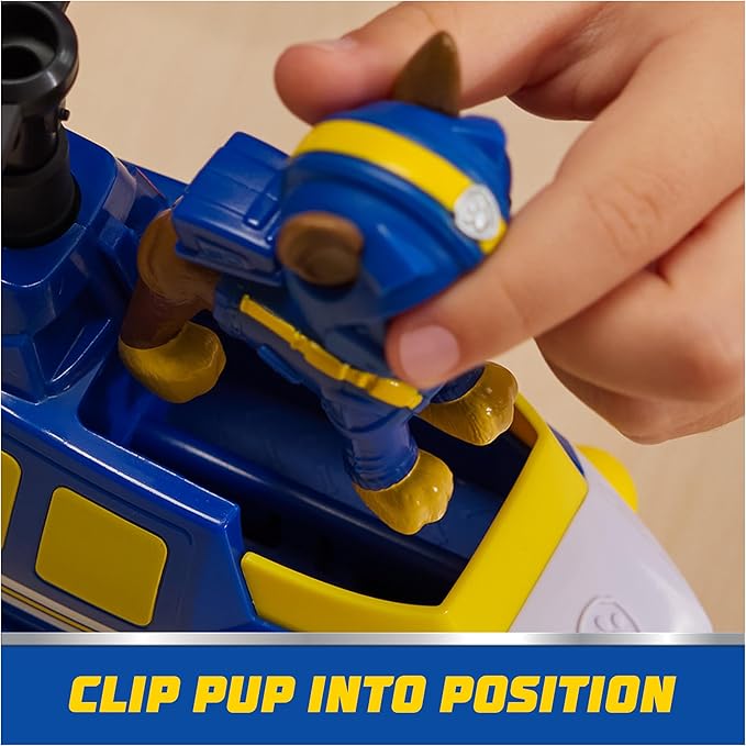 PAW Patrol: Air Rescue Chase Action Figure & Hero Helicopter Toy with Projectile Launcher & 2 Projectiles, Kids Toys for Boys & Girls Ages 3+