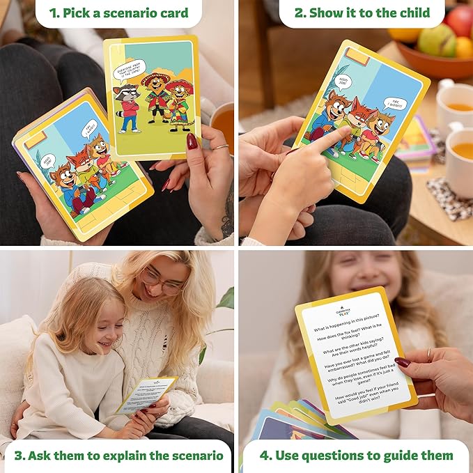 Who What Why Cultural Diversity & Inclusion Cards for Kids – Learning Materials for Empathy & Social Awareness – Conversation Cards for Understanding Traditions, Culture & Community, Ages 4+
