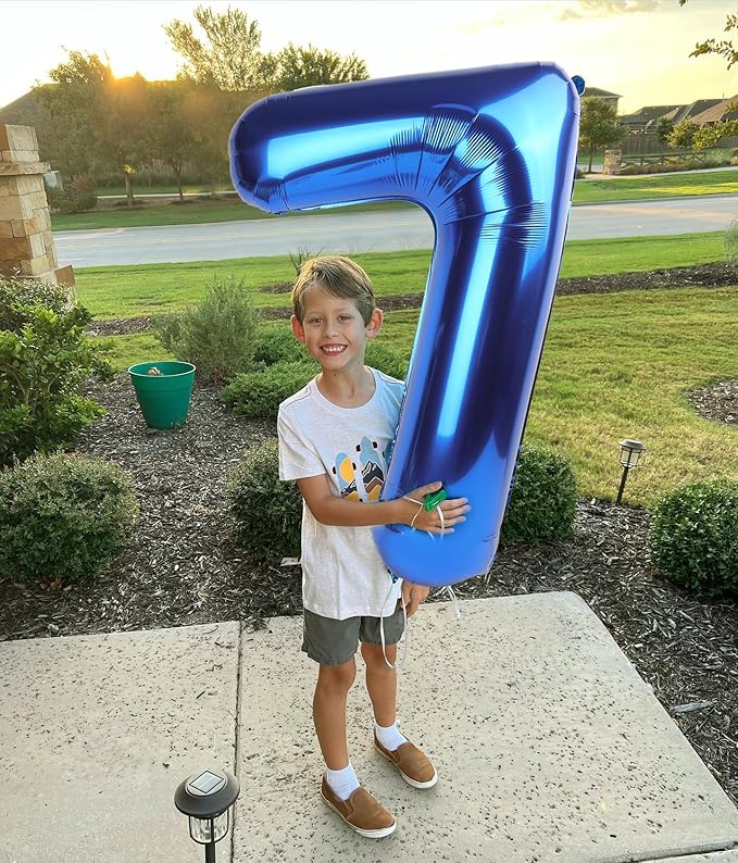 Navy Blue Number 70 Balloon 40 inch, 70 Number Balloons, 70th Navy Blue Birthday Decorations, 70 Year Old Women Men Blue Party Supplies