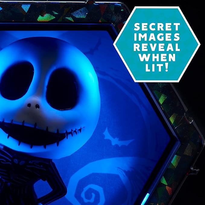 Wow! PODS Jack Skellington - The Nightmare Before Christmas | Official Disney Classic Light-Up Bobble-Head Figure | Collectables, Toys & Gifts | Number 178 in Series, Black and White
