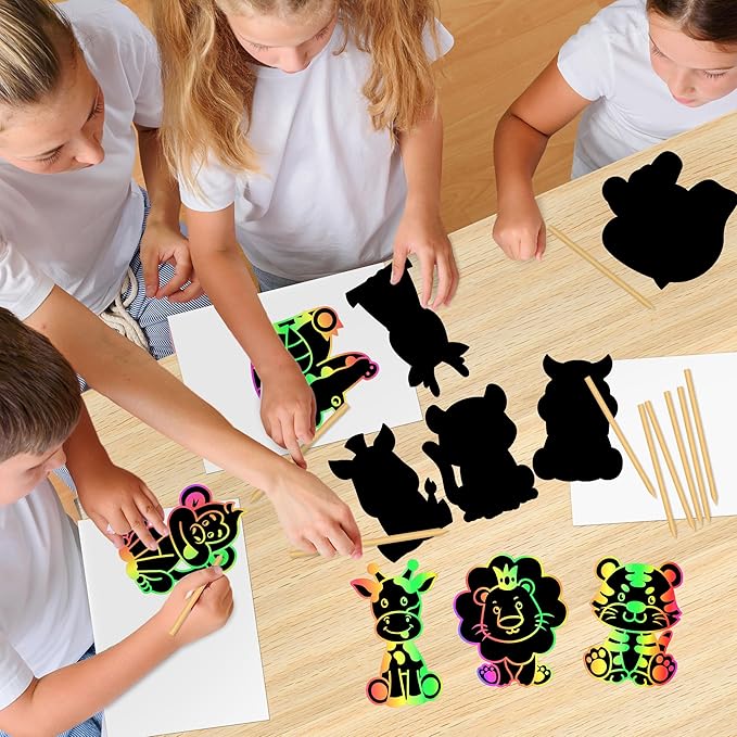 Jungle Safari Party Favors Set Wild Animals Set for Kids Birthday Gifts, Wild Theme Party favors for Kids Birthday Party Baby Shower Goodie Bag Fillers Jungle Safari Party Supplies (Animal)