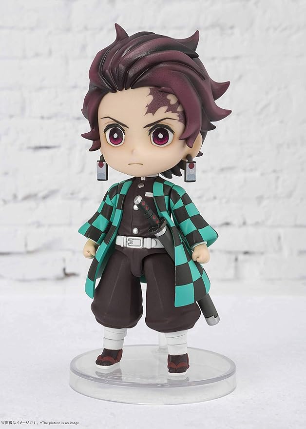 TAMASHII NATIONS - Demon Slayer: Kimetsu no Yaiba - Kamado Tanjiro, Bandai Spirits Figuarts mini Action Figure