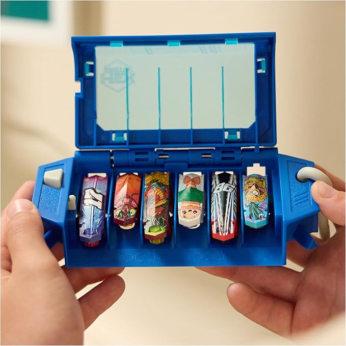 HEX Bots Nano On-The-Go Launcher with 1 Bonus Flash Nano, Autonomous Mini Robot Sensory Toy and Carrying Case, Toy Playsets for Kids Ages 3 and up