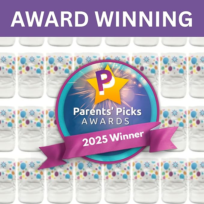 Pail Buddies Baby Doll Diapers Refill Value Pack | Compatible with Baby Alive Dolls 10–14 Inch That Drink & Wet / Poop | Secure Tabs, Absorbent & Kid-Friendly | Doll Accessories | 32 Count
