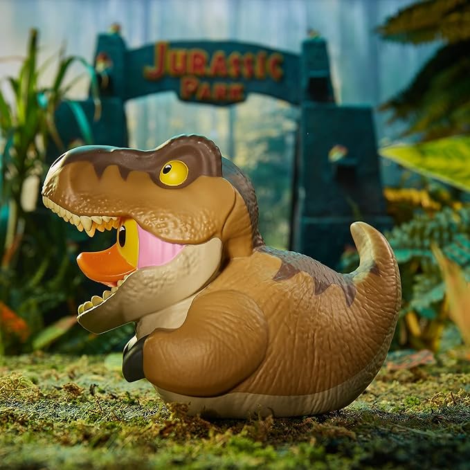 TUBBZ Boxed Edition: Jurassic World Rebirth - T-Rex Cosplaying Rubber Duck Vinyl Figure