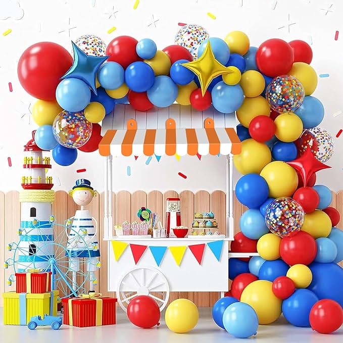 2 Piece Circus Awning Decoration 3D Carnival Tent Awning Wall Decorations for Circus Theme Party, Carnival Stand, Party Favors Supplies (Orange and White)