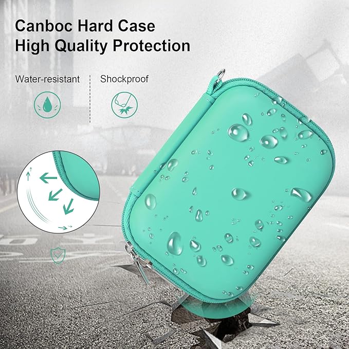 Canboc Hard Carrying Case for Bitzee Disney/Bitzee Magicals/Bitzee Interactive Toy Digital Pet, Virtual Electronic Pets Kids Toys Storage Bag, Green (Case Only)