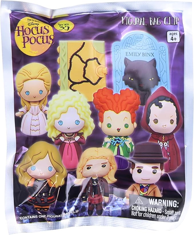 Disney Series 35 Hocus Pocus 3D Foam Bag Clip | One Random