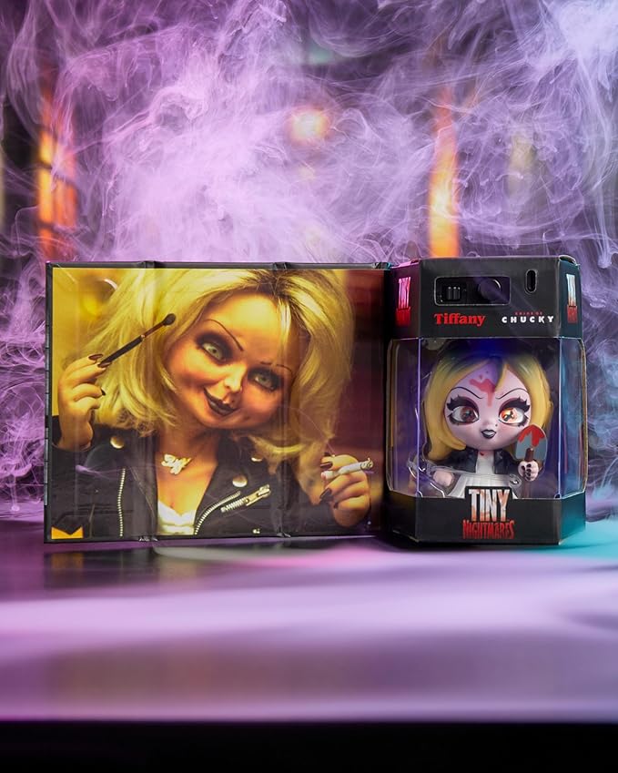 Tiny Nightmares 3-inch Black Light Edition Collectible Tiffany Figure, Amazon Exclusive, Toy for Fans, Teenagers, Adults. Boys, Girls, Ages 14 and Up by Just Play