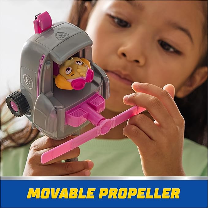 PAW Patrol, Skye’s Helicopter, Toy Vehicle with Collectible Action Figure, Sustainably Minded Kids Toys for Boys & Girls Ages 3 and Up