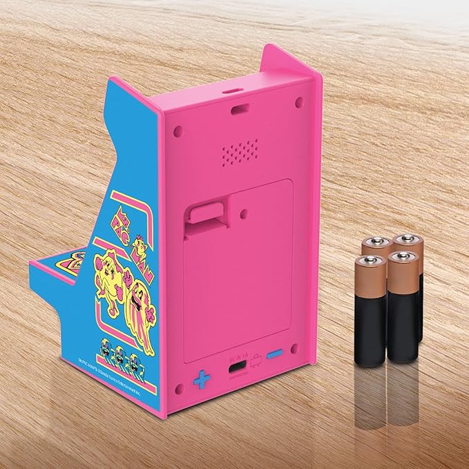 My Arcade Ms. Pac-Man Nano Player - 4.8" Mini Arcade, 2.4" Screen, Arcade Classics, Retro Consoles