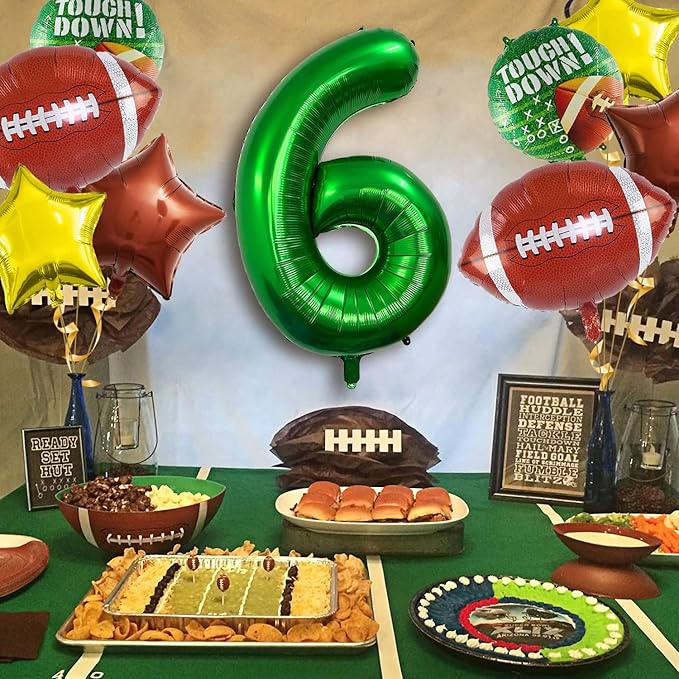 Football Balloons Set Football Birthday Party Decorations Football Touchdown Sports Theme Birthday Party Decoration, Tailgate Game Day Football Theme Supplies Birthday Party Decorations