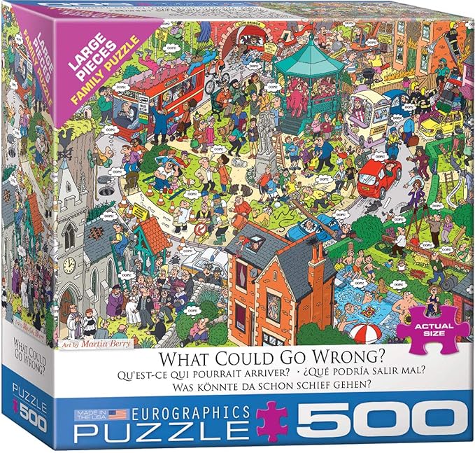 EuroGraphics What Could go Wrong? by Martin Berry 500- Piece Puzzle