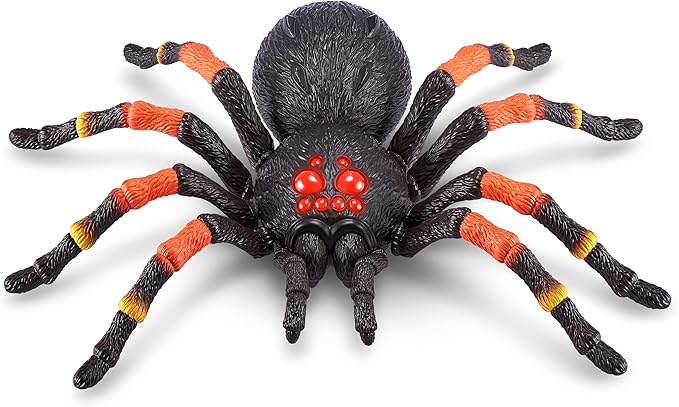 Robo Alive Giant Tarantula by ZURU Battery-Powered Robotic Interactive Electronic Spider That Moves and Crawls, Comes with Web Slime, Prankst Toys for Boys, Kids, Teens