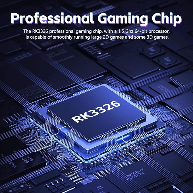 R36MAX Retro Handheld Gaming Console, Built-in 22,000+ Classic Games, Open Source Linux System, Portable Game Emulator Console, 4.0-Inch 4K HD IPS Screen Video Player, 4000mAh Battery (Red 128GB)