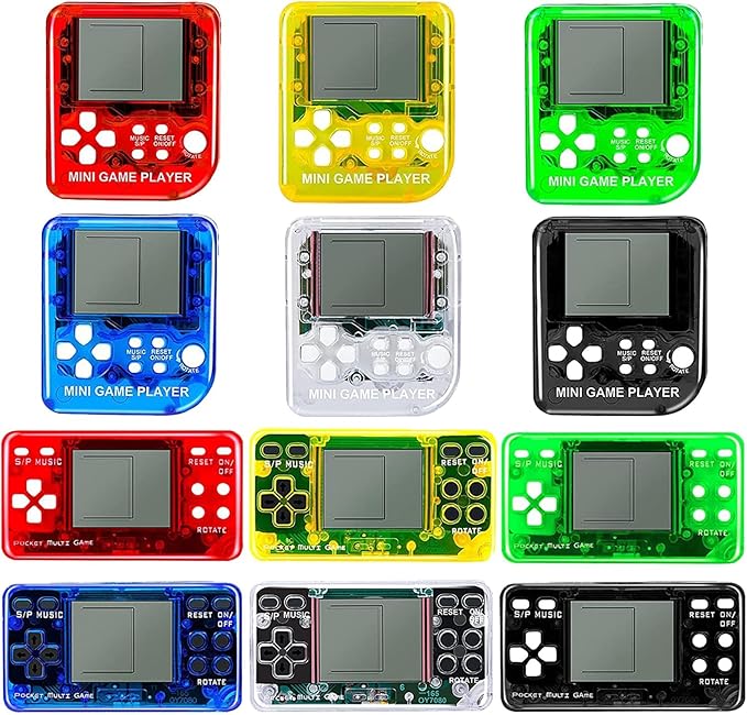 APZ 12 PCS Video Game Party Favors for Kids,Arcade Video Game Keychain Idea Gift for Video Game Party Birthday Supplies