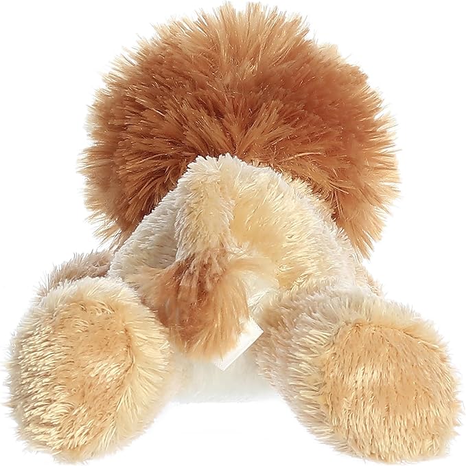 Aurora® Adorable Mini Flopsie™ Lionel™ Stuffed Animal - Mini Companions Ready for Playful Adventures - for Kids All Ages, Toddlers, Adults, and Families - Brown 8 Inches