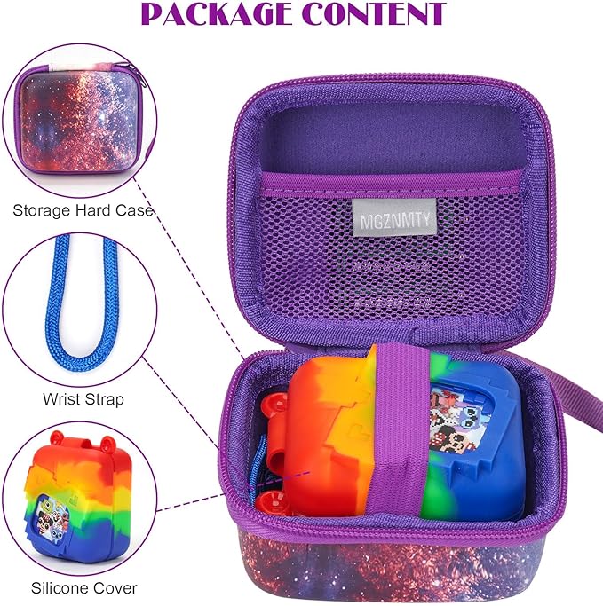 MGZNMTY Carrying Case and Silicone Case for Bitzee Disney Interactive Toy Digital Pet