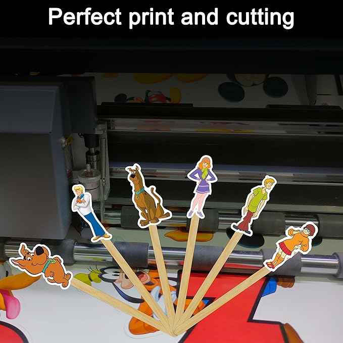 "Scoby Do Cupcake Topper – Cartoon Dog Theme Birthday Party Decoration Supplies – Fun and Colorful Cupcake Picks for Adults – Perfect for Birthday Parties, Events, and Dessert Table Décor"