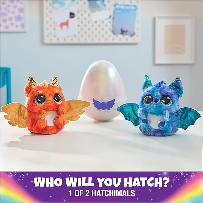 Hatchimals Alive, Mystery Hatch Draggle, Surprise Interactive Toy & Egg with Mist, Lights & Sounds (Styles May Vary), Kids Toys for Girls & Boys