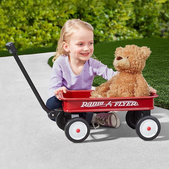 Radio Flyer Miniature Kids Wagon 16.5”, Toy Wagon with Wheels, Rolling Cart for Toddlers & Kids, Indoor & Outdoor Play or Baby Shower Decoration, Ages 1.5+