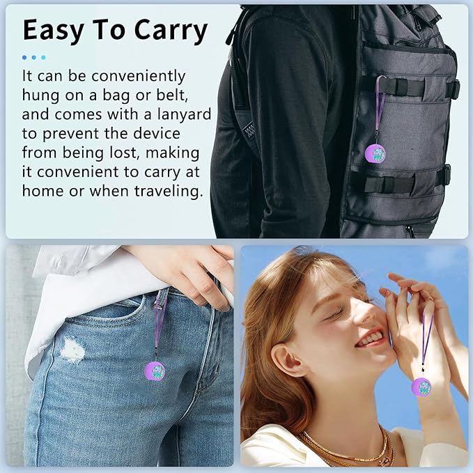 Case for Punirunes Interactive Digital Toy,NOUKAJU Silicone Protective Cover,Drop-Proof,Scratch-Proof,Shock-Proof,Dust-Proof,Protective Case for Interactive Digital Toy(Purple)