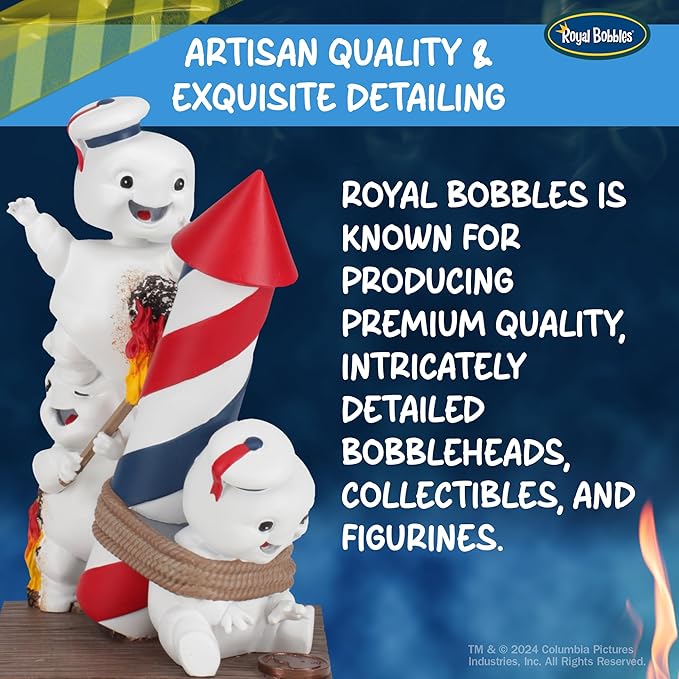 Royal Bobbles Ghostbusters: Afterlife Mini-Pufts Rocket Bobblescape – 6 Inches Tall – Collectible Bobblehead Statue