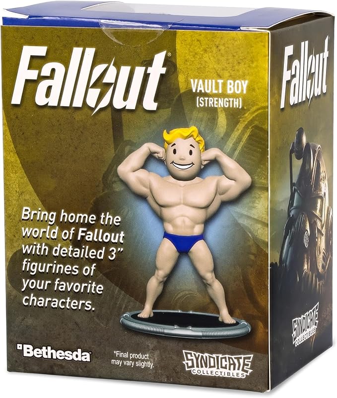 Fallout Vault Boy (Strength) 3-Inch Mini Figure