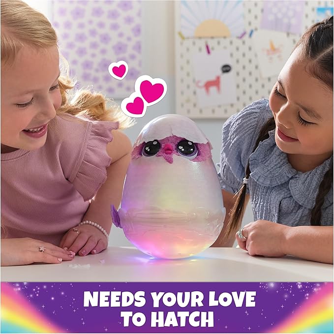 Hatchimals Alive, Mystery Hatch Pufficorn, Surprise Interactive Toy & Egg with Mist, Lights & Sounds (Styles May Vary), Kids Toys for Girls & Boys