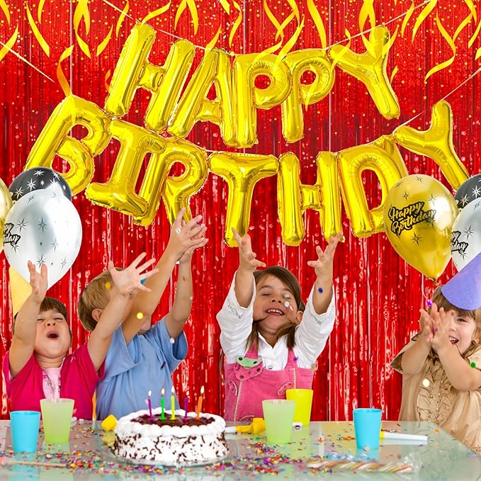 3 Pack Shiny Red Backdrop Party Decorations Tinsel Curtain Party Backdrop Foil Fringe Birthday Decorations Photo Booth Streamer Pink Theme Bachelorette Graduation Party Decorations