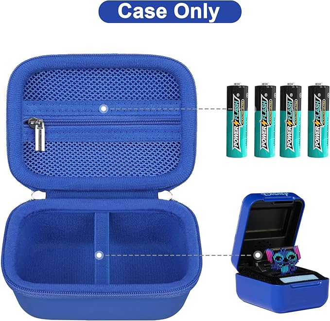 Canboc Hard Carrying Case for Bitzee Disney/Bitzee Magicals/Bitzee Interactive Toy Digital Pet, Virtual Electronic Pets Kids Toys Storage Bag, Dark Blue (Case Only)