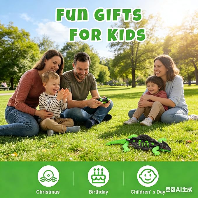 Wall Climbing Lizard,Floor Ceiling Crawling Electric Lizard Car Toy,Cool Kids Toys,Christmas Birthday Gifts for 4 5 6 7 8 9 10+ Year Old Boys Girls Teens，Wall Crawler Robot Gecko Remote Control