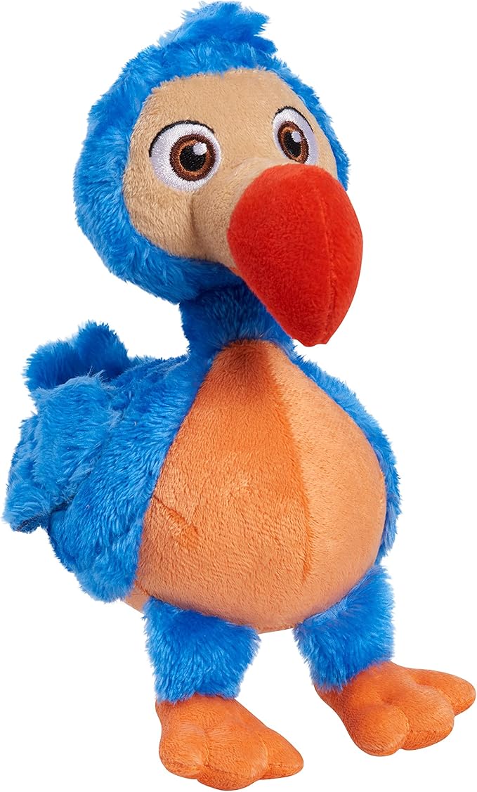 Just Play Netflix Ridley Jones Collectible Plush Dudley Toy, 8-Inch Stuffed Animal, Dodo Bird, Kids Toys for Ages 3 Up
