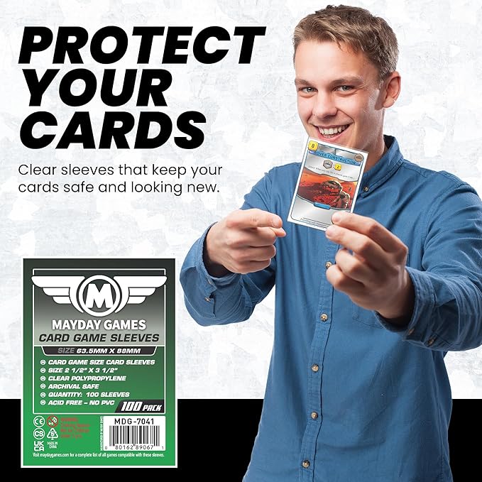 Mayday Games Dead of Winter Game Accessory- Standard Card Sleeve Bundle