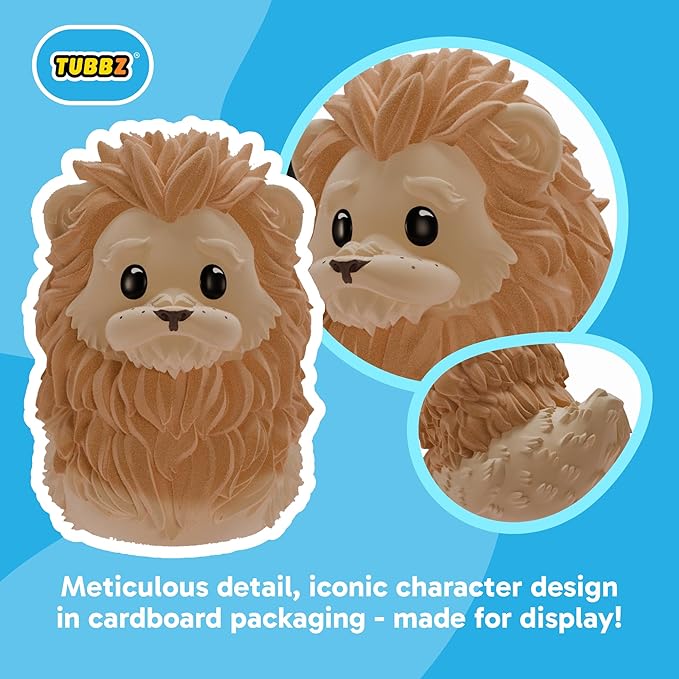 TUBBZ Boxed Edition: Wicked for Good - Cowardly Lion Cosplaying Rubber Duck Vinyl Figure – Official Collectible for Fans of Wicked