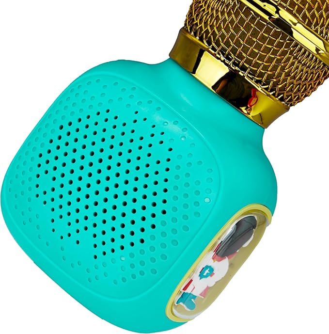 Contixo MP1 Kids Microphone, Blue Mini Karaoke Machine Portable Bluetooth Wireless Singing Mic Toys Birthday Gifts for Girls Boys Toddlers Home Party Entertainment KTV