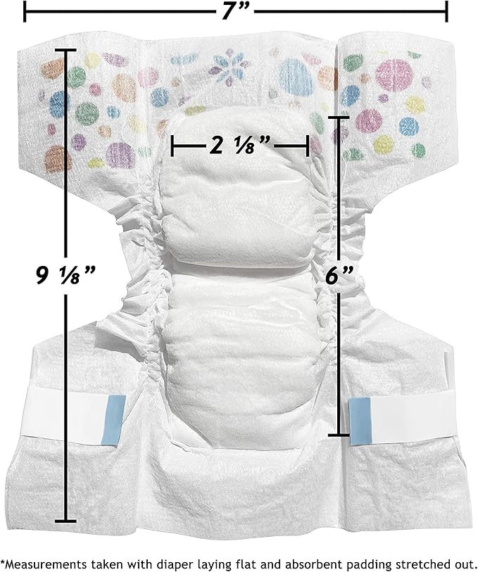 Pail Buddies Baby Doll Diapers Refill Value Pack | Compatible with Baby Alive Dolls 10–14 Inch That Drink & Wet / Poop | Secure Tabs, Absorbent & Kid-Friendly | Doll Accessories | 32 Count