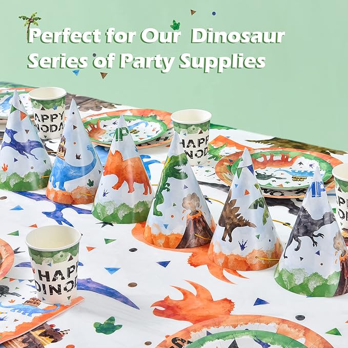 WERNNSAI Birthday Party Hats - 12 Pcs Birthday Party Supplies Cone Hat Headbands Colorful Paper Party Hats for Kids