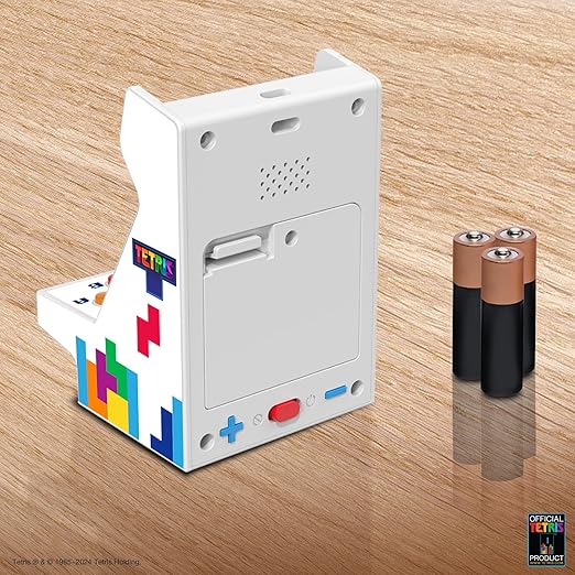 MY ARCADE Tetris Pico Player: 3.7" Fully Playable Portable Tiny Arcade Machine with 101 Retro Games, 2" Screen Color Display, Small