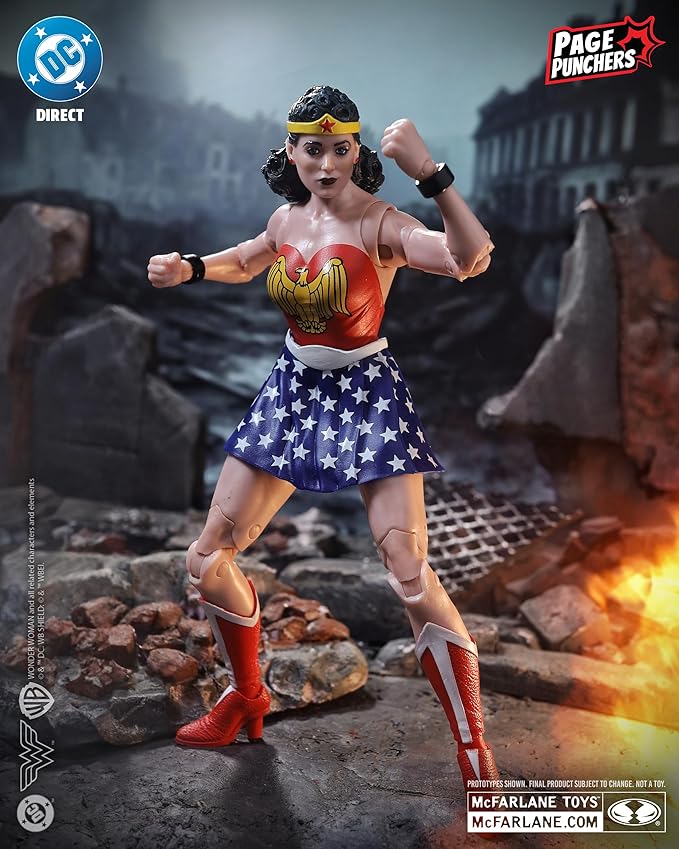 McFarlane Toys- DC Direct Page Punchers Wonder Woman (Wonder Woman #1) 7in Action Figure with Comic