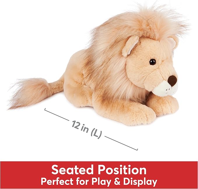 GUND Regis Lion Plush, Lion Stuffed Animal for Ages 1 and Up, Tan/Gold, 12"