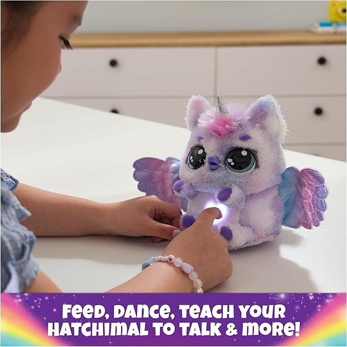 Hatchimals Alive, Mystery Hatch Pufficorn, Surprise Interactive Toy & Egg with Mist, Lights & Sounds (Styles May Vary), Kids Toys for Girls & Boys