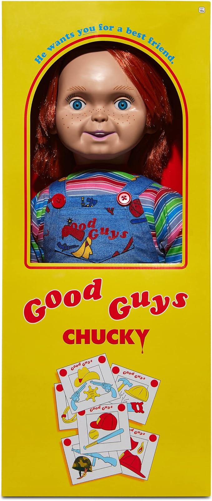 Spirit Halloween 24 Inch Chucky Good Guys Doll, Multicolor