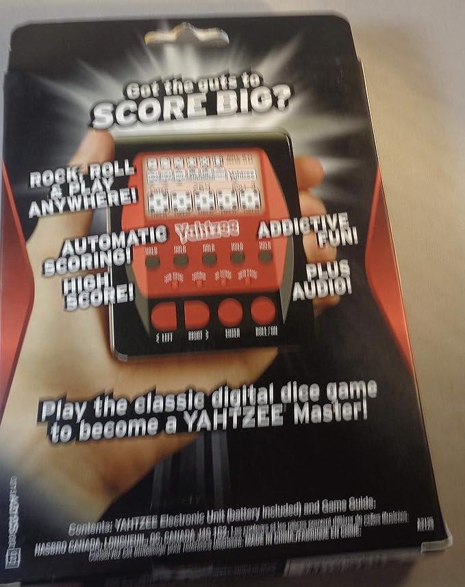 Hasbro Yahtzee Electronic Hand Held Game