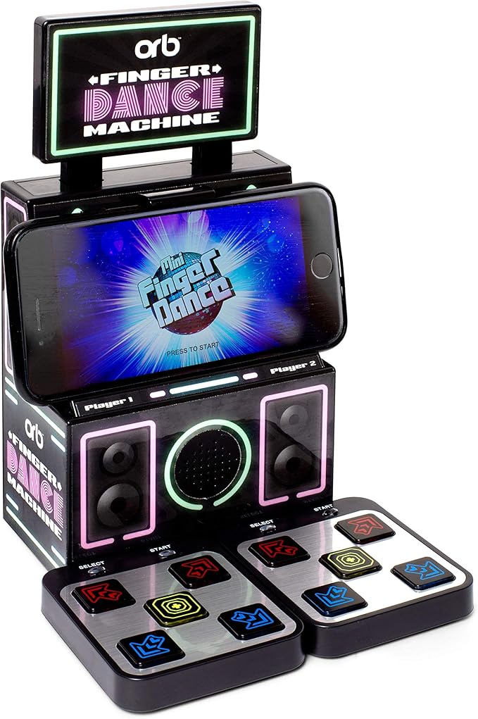 Thumbs Up Retro Games Console Arcade Finger Dance Mat Handheld Console Machine, Compatible with iPhone, Samsung and Other Smartphones