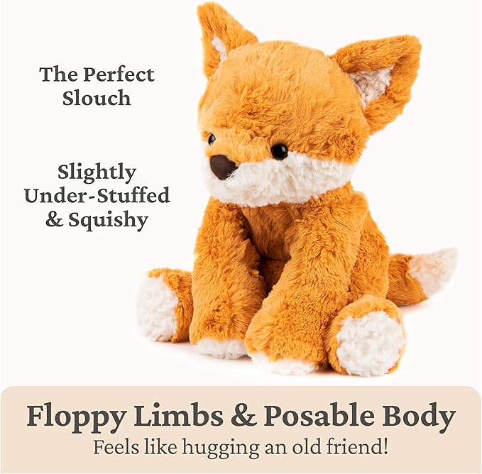 GUND Cozys Collection Fox Stuffed Animal Plush Toy for Ages 1 and Up, Orange, 10”