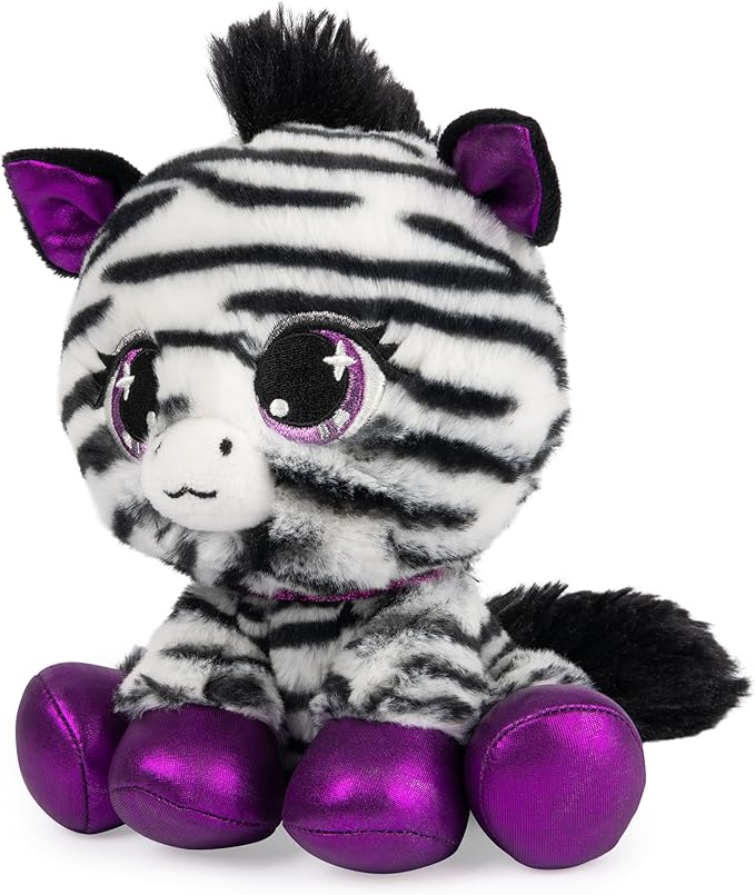 GUND P.Lushes Designer Fashion Pets Alexia Zara Zebra Stuffed Animal, Black/White, 6”