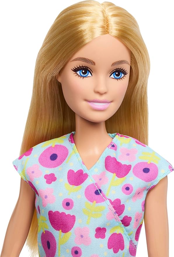 Barbie Careers Baby Doctor Playset with Blonde Fashion Doll, 2 Baby Dolls, Exam Table & Accessories